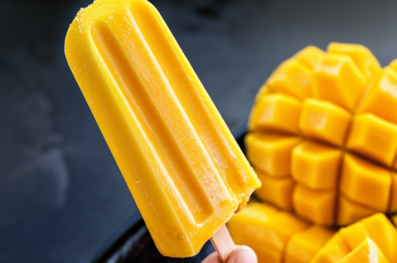 Picolé de Manga Caseiro Refrescante