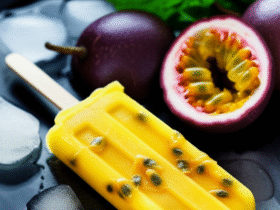 Refrescante Picolé de Maracujá Caseiro