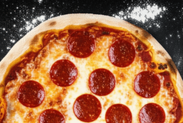 Pizza de Pepperoni Caseira