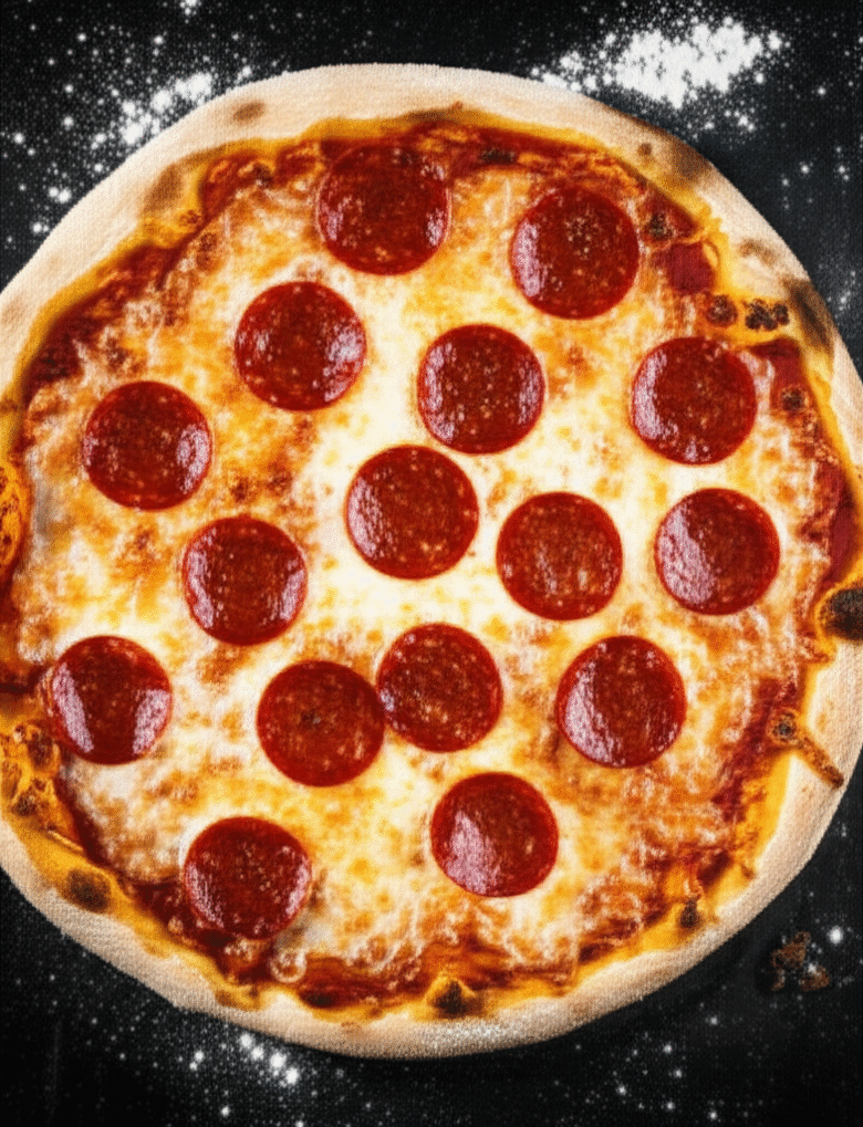Pizza de Pepperoni Caseira