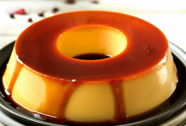 Delicioso Pudim de Doce de Leite Cremoso