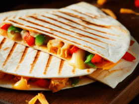 Quesadilla de Frango Deliciosa e Fácil