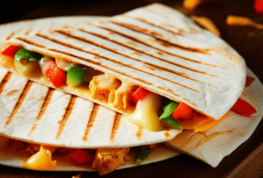 Quesadilla de Frango Deliciosa e Fácil