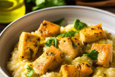 Delicioso Risoto de Frango com Curry