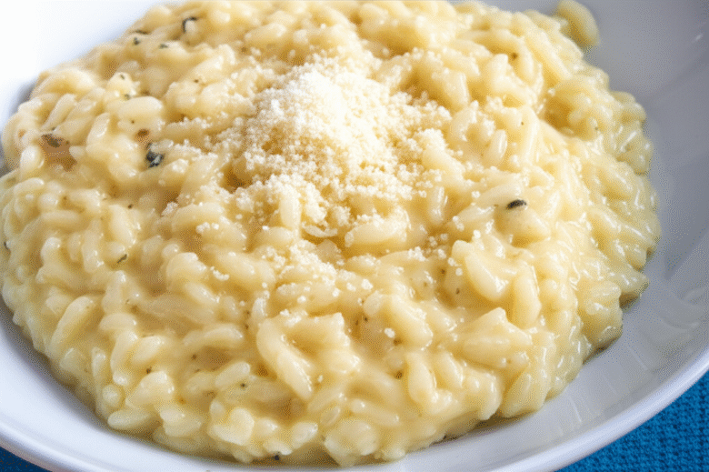 Risoto de Parmesão Cremoso e Clássico