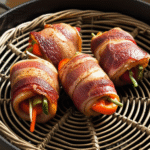 Rolês de Frango com Bacon e Pimentão na Airfryer: Uma Delícia Prática