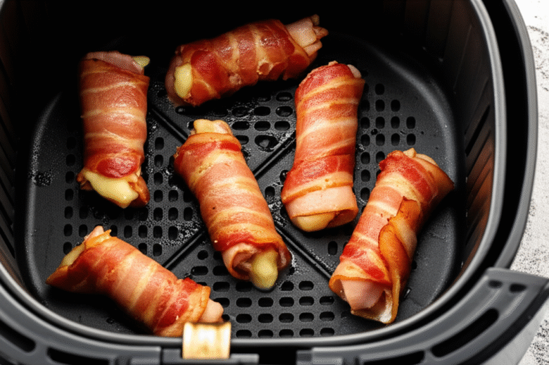 Rolinho de Peru, Queijo e Bacon na Airfryer: Receita Fácil e Saborosa