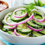 Salada de Pepino Refrescante e Saborosa