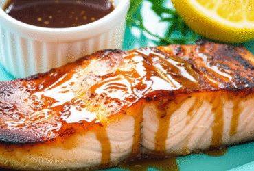 Salmão com Soja e Mel na Airfryer: Uma Delícia Rápida e Saudável
