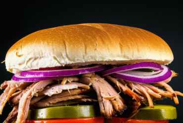 Sanduíche de Pernil Caseiro