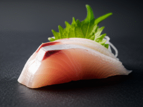 Sashimi de Peixe Branco Fresco e Delicado