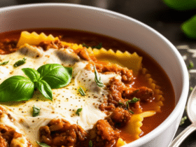 Sopa de Lasanha Cremosa