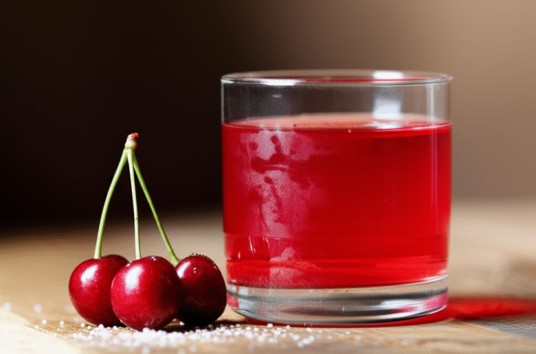 Suco de Cereja Azeda com Magnésio para Relaxamento