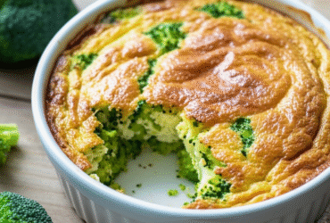 Suflê de Brócolis Cremoso e Saboroso