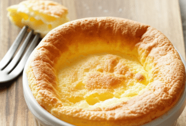 Sufle de Queijo Cremoso e Aerado