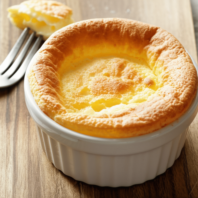 Sufle de Queijo Cremoso e Aerado