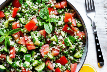 Tabule Libanês: Receita Refrescante e Cheia de História