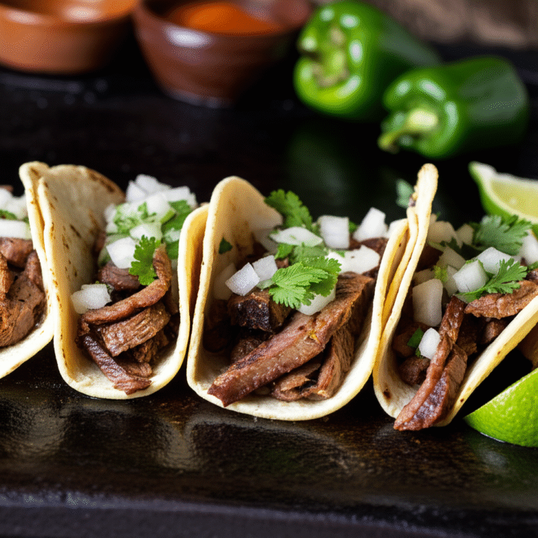 Tacos de Carne Autênticos: Receita e História