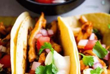 Tacos de Frango Deliciosos e Fáceis