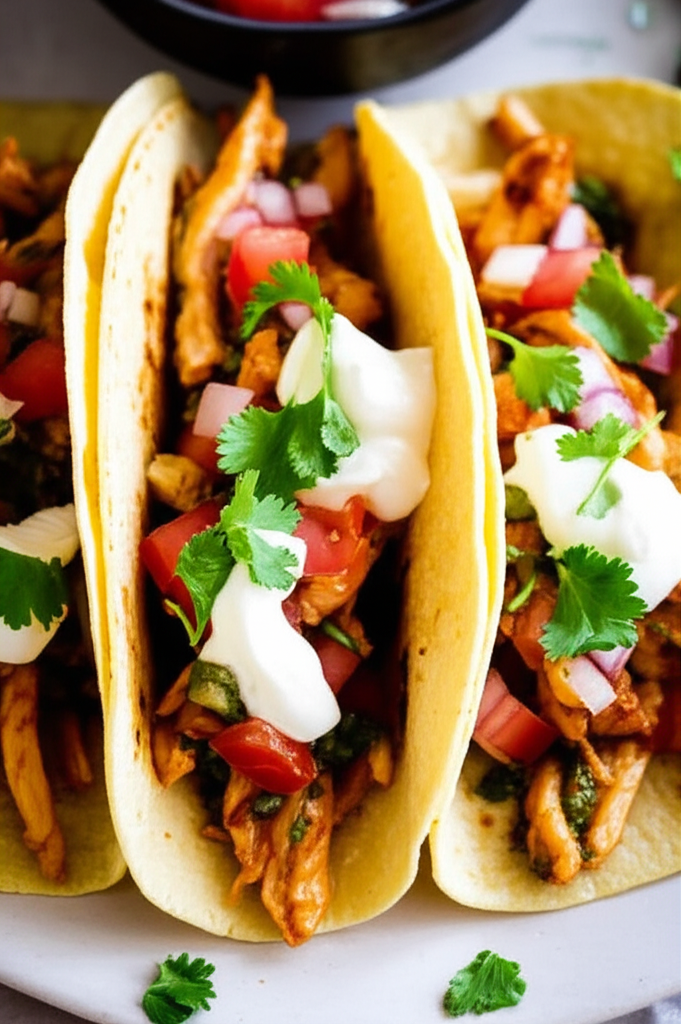 Tacos de Frango Deliciosos e Fáceis