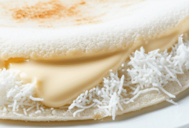 Tapioca com Coco e Leite Condensado