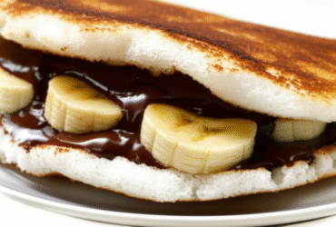 Tapioca de Chocolate com Banana: Uma Delícia Brasileira