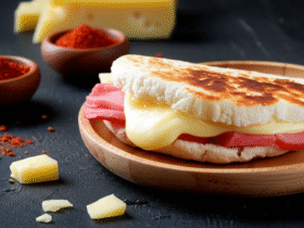 Tapioca de Presunto e Queijo Deliciosa