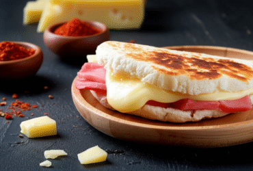 Tapioca de Presunto e Queijo Deliciosa
