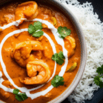 Tikka Masala de Camarão Cremoso e Delicioso