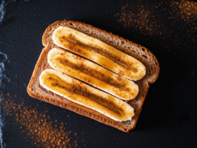 Toast de Banana na Air Fryer