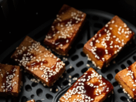 Tofu Agridoce com Gergelim Crocante na Airfryer