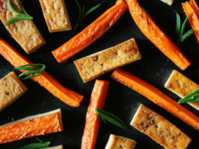 Tofu e Cenoura Crocante na Airfryer: Receita Vegana e Deliciosa