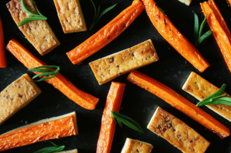 Tofu e Cenoura Crocante na Airfryer: Receita Vegana e Deliciosa