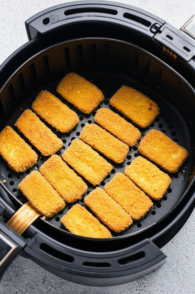 Tofu Empanado Crocante na Airfryer
