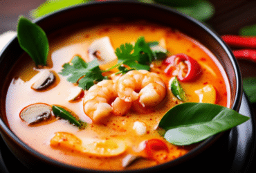 Tom Yum Goong: A Deliciosa Sopa Tailandesa de Camarão