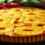 Torta de Abacaxi Cremosa e Caramelizada