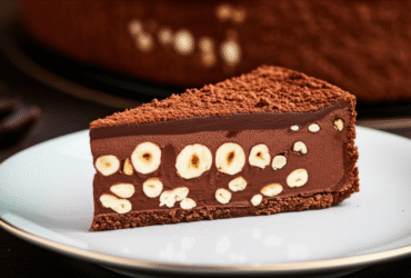 Torta de Chocolate com Avelã: Uma Delícia Crocante e Cremosa