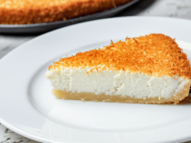 Torta de Coco Queimado Cremosa