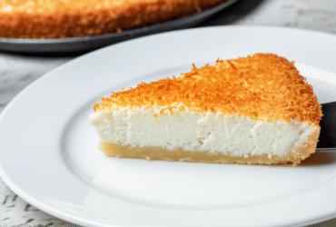 Torta de Coco Queimado Cremosa