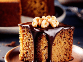 Bolo de Cenoura Clássico com Cobertura de Chocolate