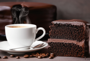 Bolo de Chocolate com Café Espresso