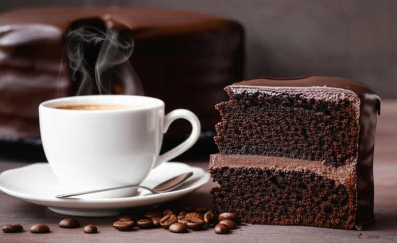 Bolo de Chocolate com Café Espresso
