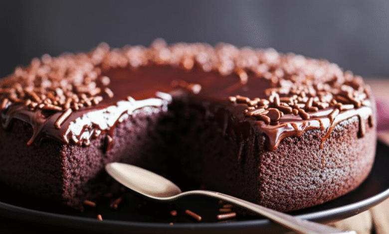 Bolo Brigadeiro Quente Cremoso