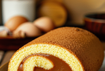 Rocambole de Doce de Leite Caseiro