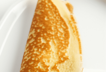 Crepe Delicioso com Doce de Leite e Queijo Branco