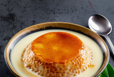 Pudim de Tapioca Cremoso