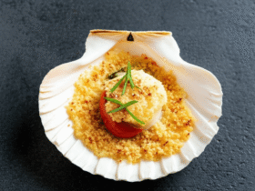 Vieiras Gratinadas com Farofa de Pão na Airfryer: Uma Delícia Rápida e Sofisticada