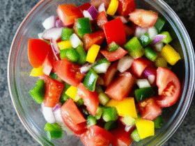 Vinagrete Simples e Refrescante
