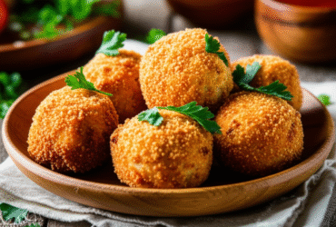 Deliciosas Bolinhas de Frango Caseiras