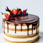 Delicioso Bolo de Aniversário Caseiro